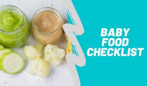 Baby Food Checklist