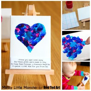 Baby Valentine Fingerprint Heart